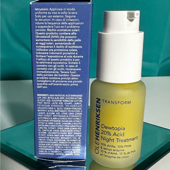 OLE HENRIKSEN DEWTOPIA 20% ACID NIGHT TREATMENT - BRAND NEW in the box! - Picture 13 of 13